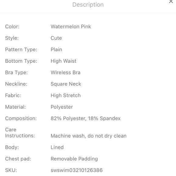 High Waisted Bikini Swimsuit - Picture 4 of 5